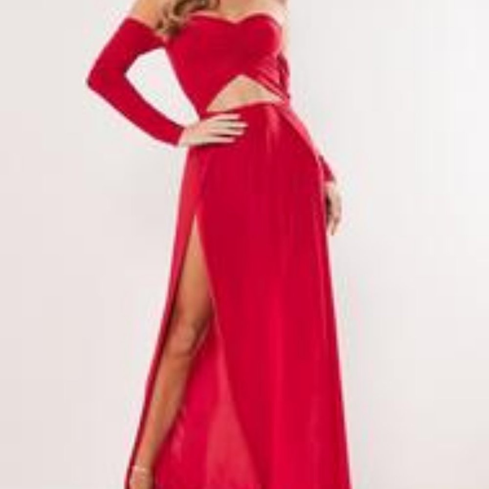 Missguided | Red Maxi Dress